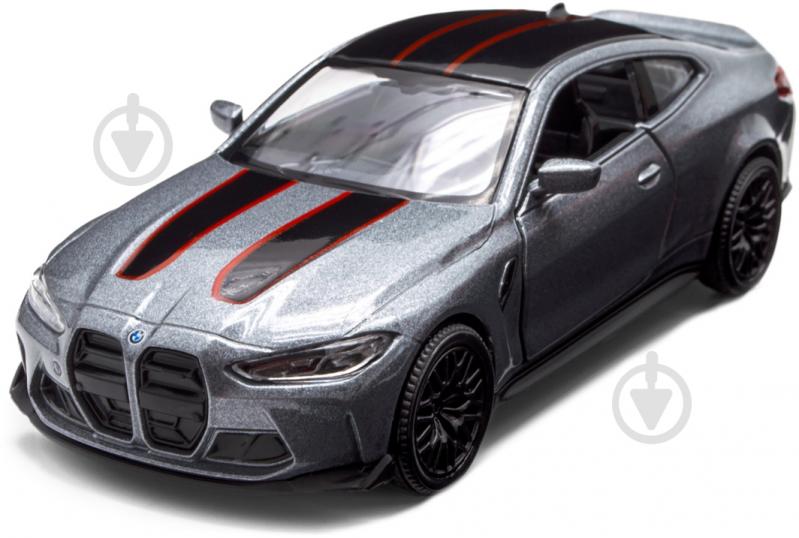 Автомодель TechnoDrive 1:43 BMW M4 CSL 2023 сірий 250436U - фото 1