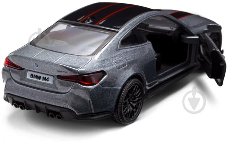 Автомодель TechnoDrive 1:43 BMW M4 CSL 2023 сірий 250436U - фото 10
