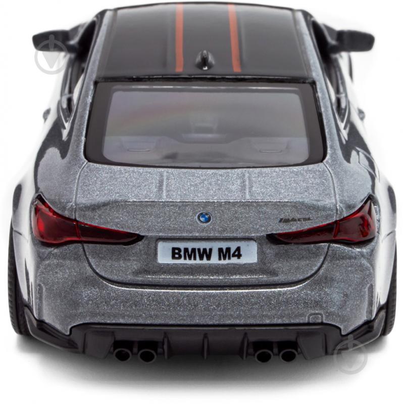 Автомодель TechnoDrive 1:43 BMW M4 CSL 2023 сірий 250436U - фото 3