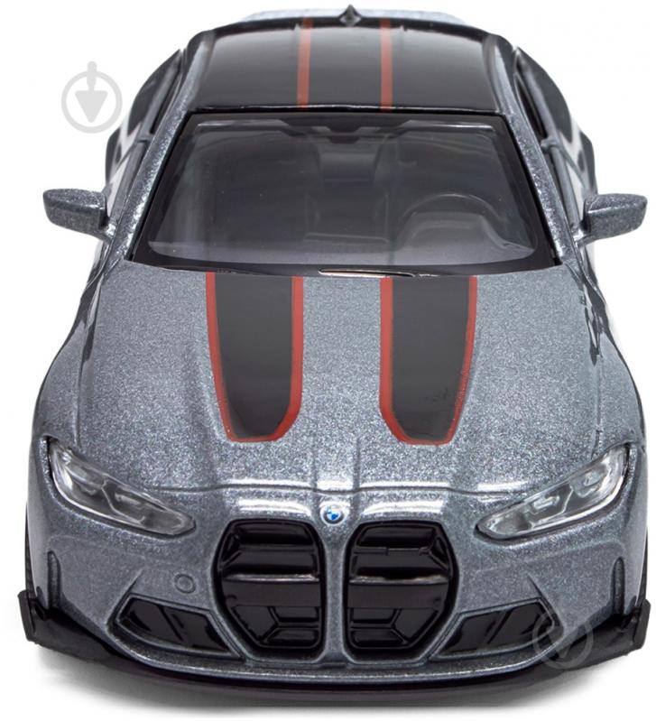 Автомодель TechnoDrive 1:43 BMW M4 CSL 2023 сірий 250436U - фото 8