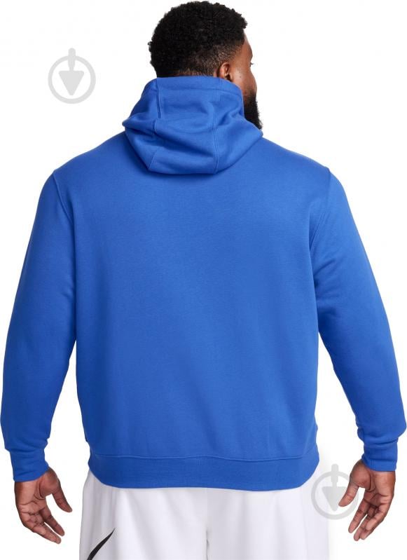 Джемпер Nike NSCLUB HOODIE PO BB BV2654-480 р.2XL синий - фото 10