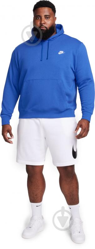 Джемпер Nike NSCLUB HOODIE PO BB BV2654-480 р.2XL синий - фото 15