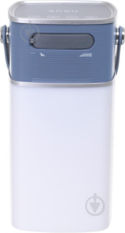 Смартсвітильник Nous з Bluetooth колонкою і Power Bank 1 Вт срібний H4 Silver - фото 2