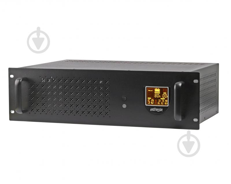 Источник бесперебойного питания (ИБП) EnerGenie 1500VA, LCD, USB UPS-RACK-1500 - фото 1