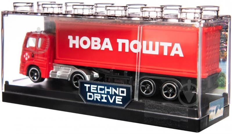 Модель TechnoDrive 1:43 Фура Новая Почта 250416CG - фото 10 Модель TechnoDrive 1:43 Фура Новая Почта 250416CG - фото 10