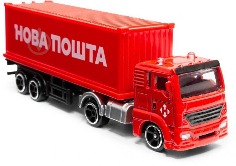 Модель TechnoDrive 1:43 Фура Новая Почта 250416CG - фото 4 Модель TechnoDrive 1:43 Фура Новая Почта 250416CG - фото 4