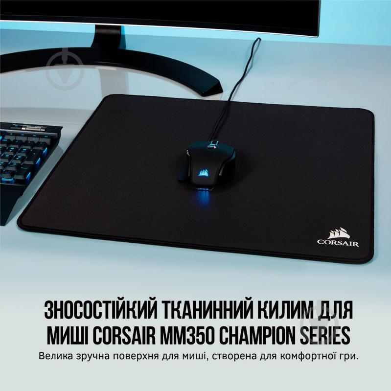 Ігрова поверхня Corsair MM350 Champion X-Large Black (CH-9413560-WW) - фото 2