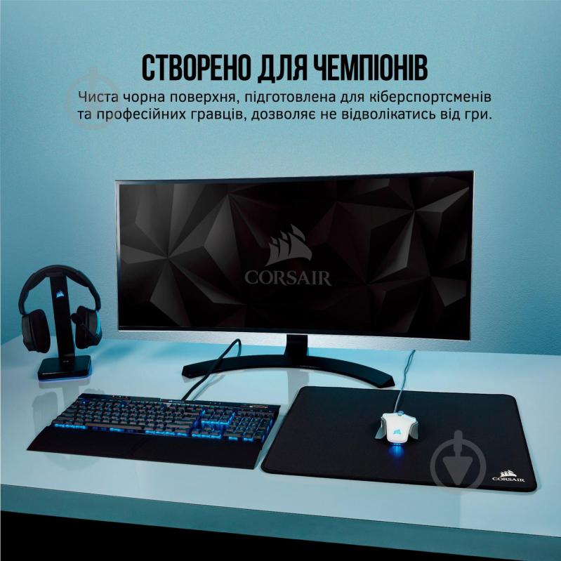 Ігрова поверхня Corsair MM350 Champion X-Large Black (CH-9413560-WW) - фото 4