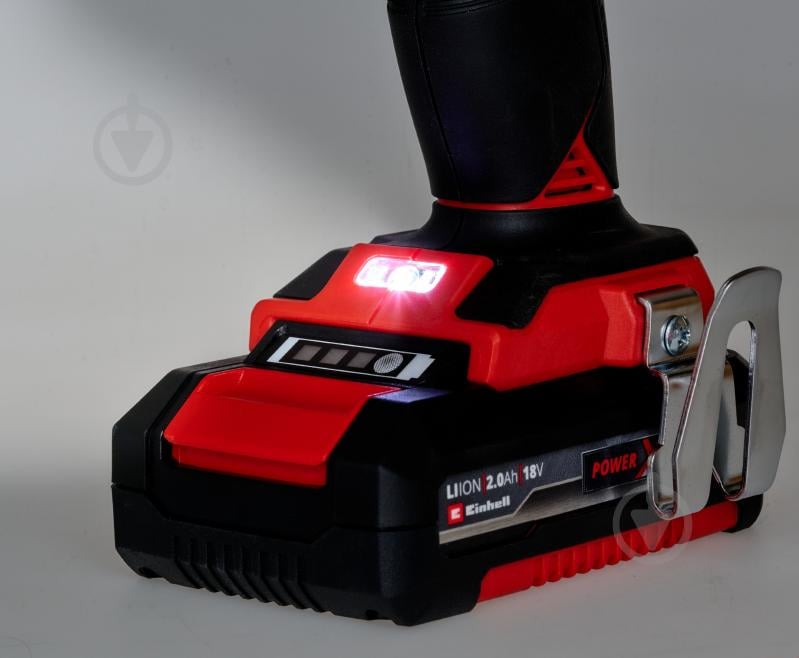 Шуруповерт ударний акумуляторний Einhell безщітковий PXC TP-CD 18/50 Li-i BL (2x2.0 Ah) 4513940 - фото 12