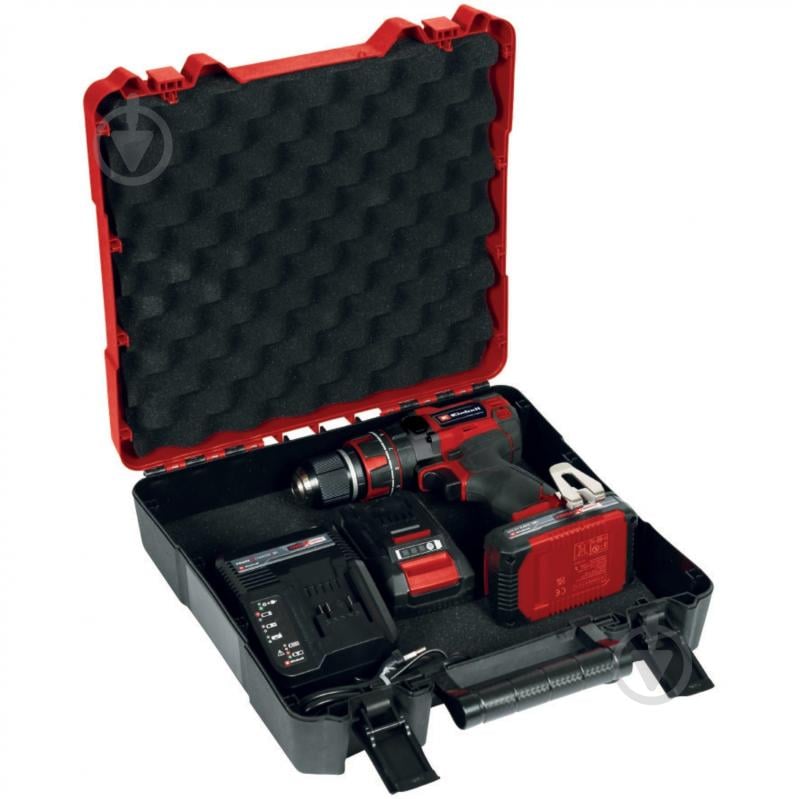 Шуруповерт ударний акумуляторний Einhell безщітковий PXC TP-CD 18/50 Li-i BL (2x2.0 Ah) 4513940 - фото 7