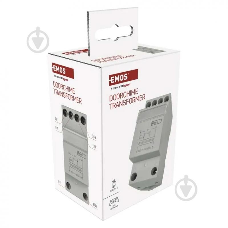 Трансформатор звонка Emos 8/12/24 V белый P57000TR - фото 11