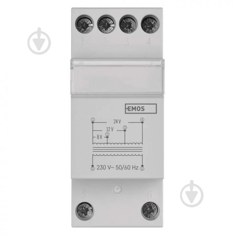 Трансформатор звонка Emos 8/12/24 V белый P57000TR - фото 5
