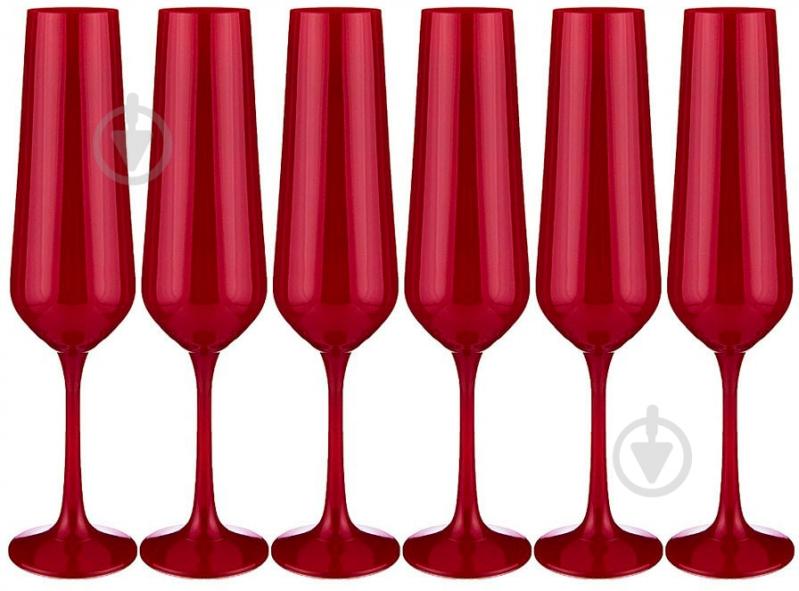 Набор бокалов для шампанского Bohemia Sandra 200 мл 6 шт. - фото 2 Набор бокалов для шампанского Bohemia Sandra 200 мл 6 шт. - фото 2