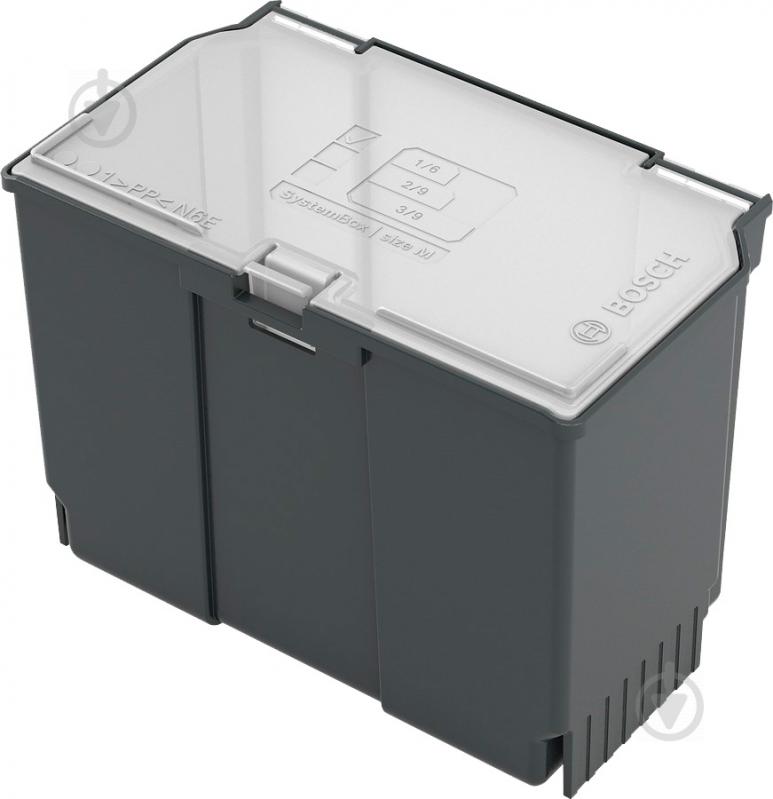 Коробка для дрібних деталей Bosch SystemBox M (1/6) 1600A01V7P - фото 2