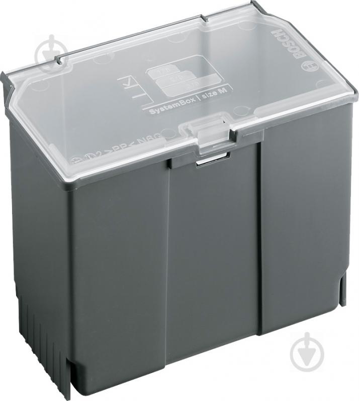 Коробка для дрібних деталей Bosch SystemBox M (1/6) 1600A01V7P - фото 1