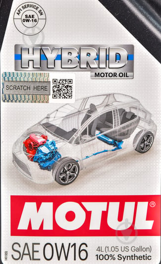 Моторне мастило Motul Hybrid 0W-16 4 л (HYBRID 0W16 4L) - фото 2