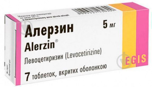 Алерзин в/плів. обол. №7 таблетки 5 мг - фото 1