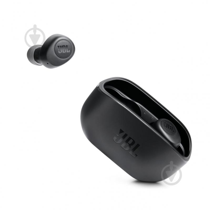 Bluetooth-гарнитура JBL Vibe 100TWS black (JBLV100TWSBLKEU) - фото 9