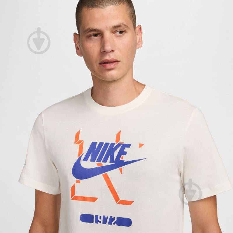 Футболка Nike M NSW TEE 6 MO FUTURA FZ5375-133 р.L бежевый - фото 3