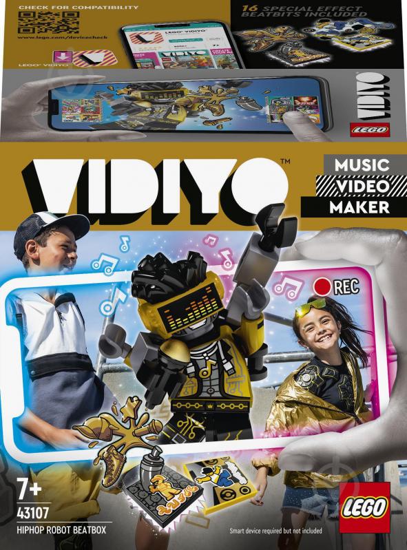 Конструктор LEGO VIDIYO HipHop Robot BeatBox (Куб битбокс «Робот-рэпер») 43107 - фото 1