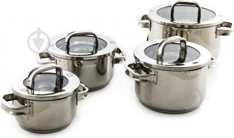 Набір каструль Krauff 8 предметів 26-254-001 - фото 1 Набір каструль Krauff 8 предметів 26-254-001 - фото 1