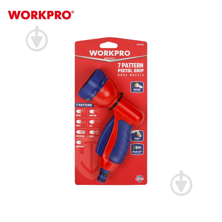 Пістолет для поливу WORKPRO PRO WP334009 - фото 4