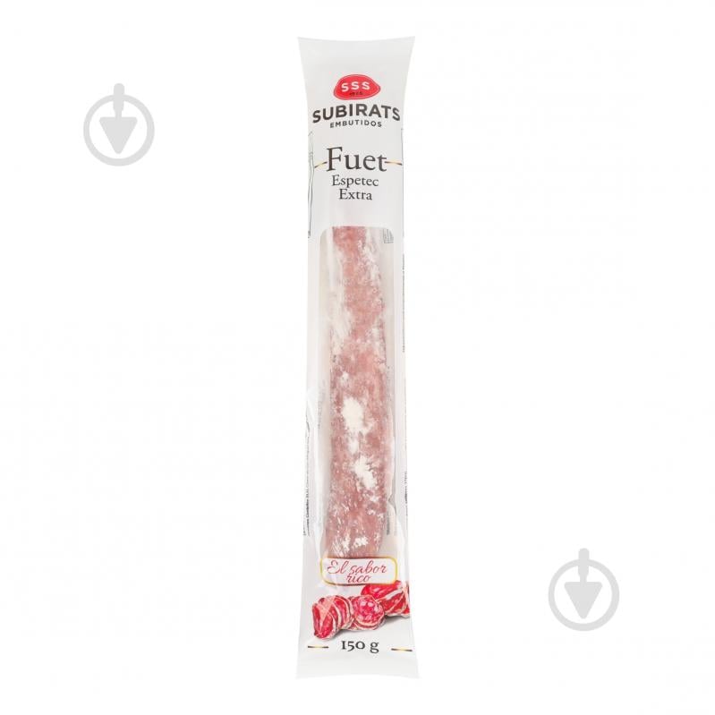 Колбаса Subirats Фуэт Сальями 150г в/уп - фото 1