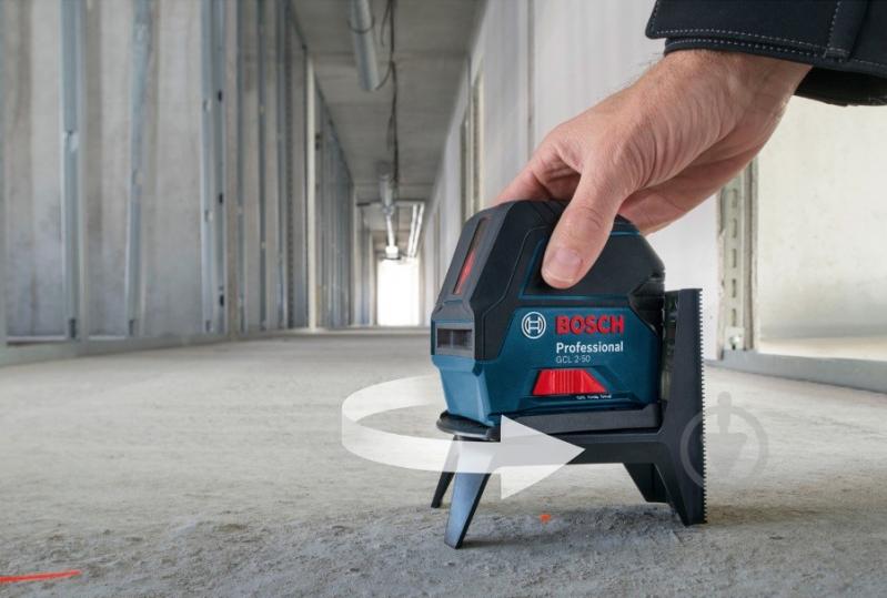 Нивелир лазерный Bosch Professional GCL 2-50 + RM1 + BM3 + LR6 + кейс 0601066F01 - фото 5