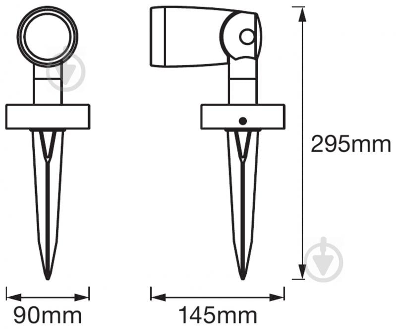 Светильник садовый Ledvance SMART+ WIFI GARDEN 1 Spot extension 4,5 Вт IP44 темно-серый - фото 4