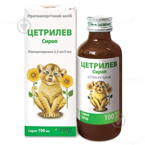Цетрилев сироп 2,5 мг/5 мл 100 мл - фото 1