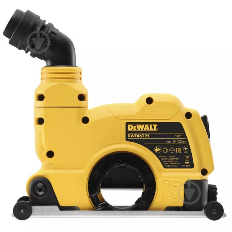 Захисний кожух 125 мм для відводу пилу - бороздоділ DeWalt DWE46225 - фото 7