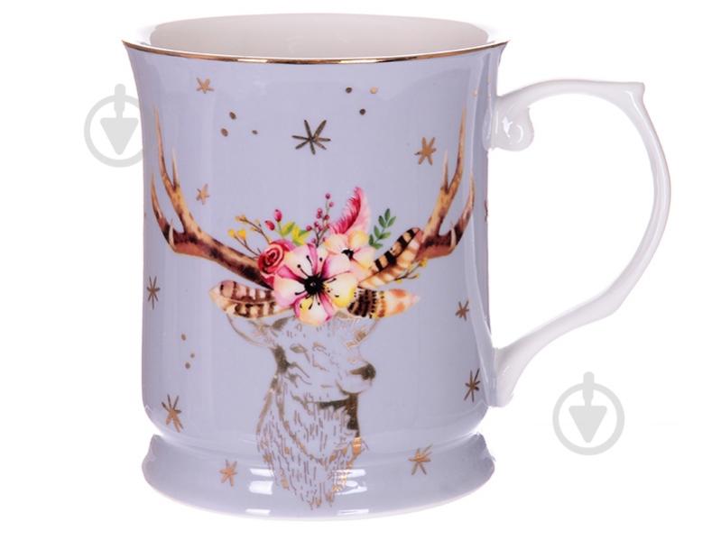 Чашка Lefard Christmas Deer 400 мл. 924-448 - фото 1 Чашка Lefard Christmas Deer 400 мл. 924-448 - фото 1