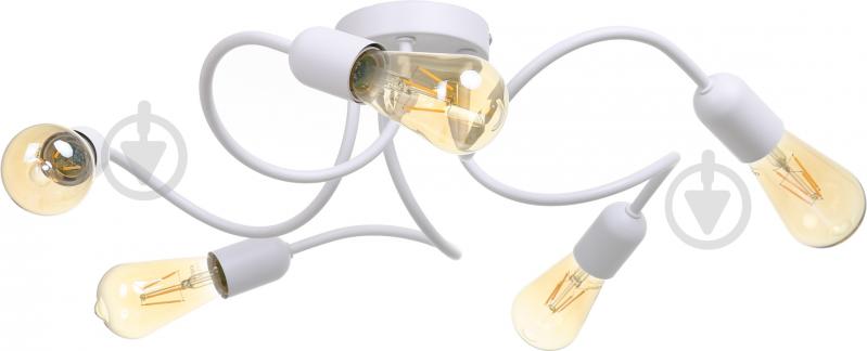 Люстра потолочная TK Lighting Wave 5x60 Вт E27 белый 4406 - фото 1 Люстра потолочная TK Lighting Wave 5x60 Вт E27 белый 4406 - фото 1