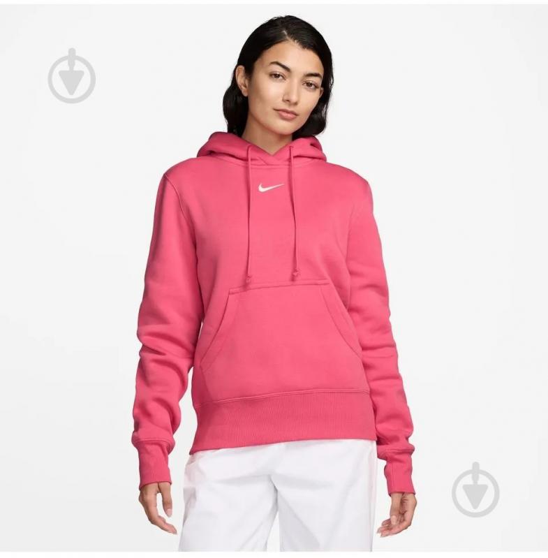 Джемпер Nike W NSW PHNX FLC STD PO HOODIE HF6839-629 р.S рожевий - фото 1