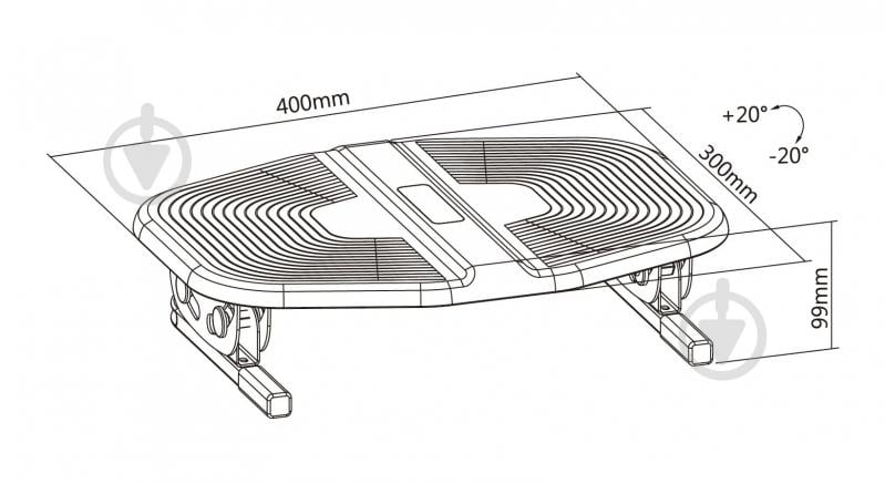 Подставка для ног OfficePro FR600 Olive green & Black - фото 14 Подставка для ног OfficePro FR600 Olive green & Black - фото 14