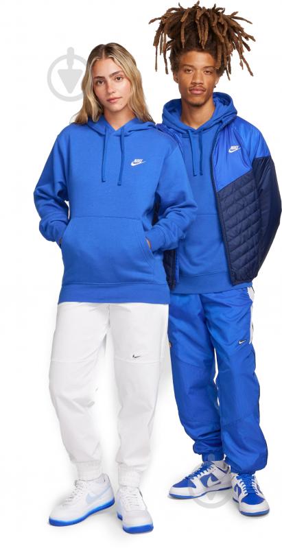 Джемпер Nike NSCLUB HOODIE PO BB BV2654-480 р.XL синій - фото 8