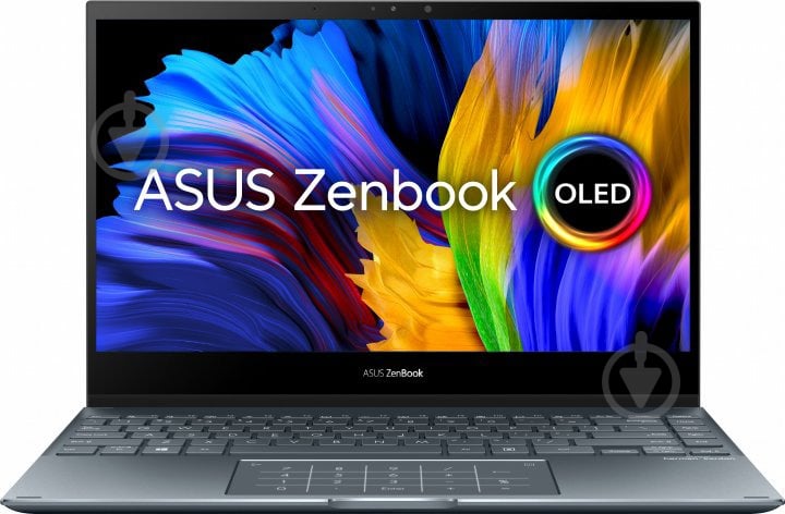 Ноутбук Asus ZenBook Flip 13,3" (90NB0RZ1-M002M0) pine grey - фото 1