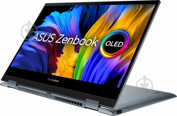 Ноутбук Asus ZenBook Flip 13,3" (90NB0RZ1-M002M0) pine grey - фото 4