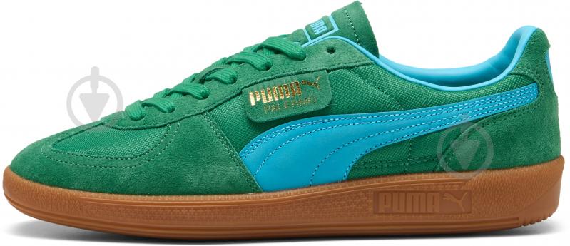 Кеды мужские демисезонные Puma Palermo Vintage Update 40136401 р.44 зеленые - фото 1