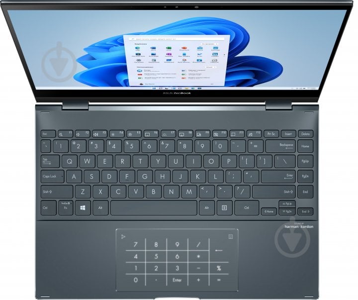 Ноутбук Asus ZenBook Flip 13 13,3" (90NB0RZ1-M18020) pine grey - фото 5