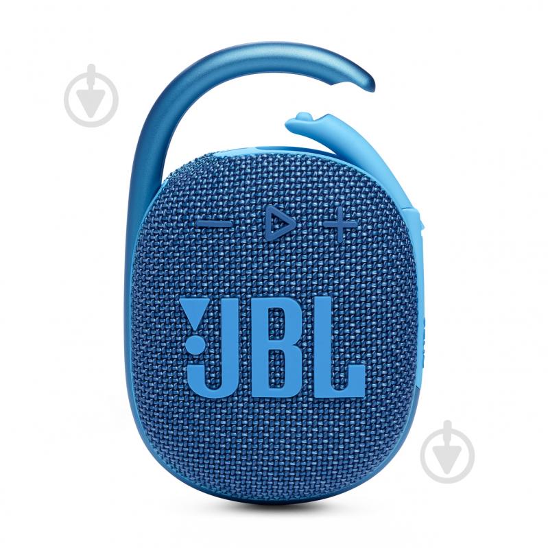 Портативная колонка JBL Clip 4 Eco 1.0 blue (JBLCLIP4ECOBLU) - фото 1