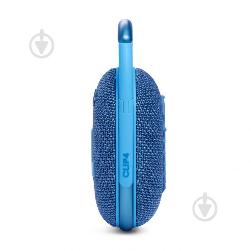 Портативная колонка JBL Clip 4 Eco 1.0 blue (JBLCLIP4ECOBLU) - фото 4