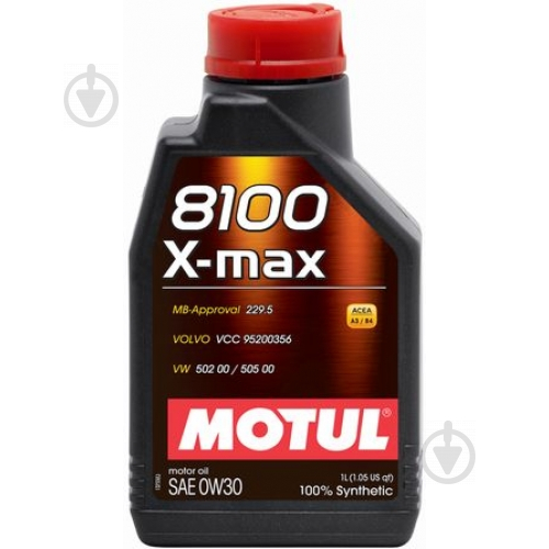 Моторне мастило Motul 8100 X-Max 0W-30 1 л (106569) - фото 1