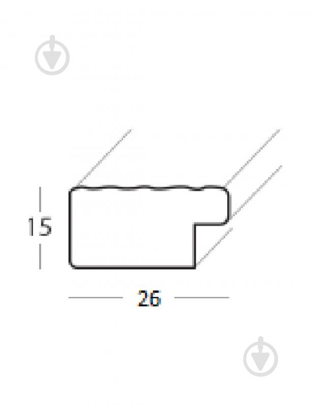 Фоторамка з паспарту Velista 28D-015v 15x21/10x15 см білий - фото 4