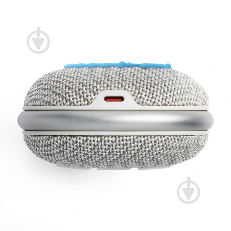 Портативна колонка JBL Clip 4 Eco 1.0 white (JBLCLIP4ECOWHT) - фото 7