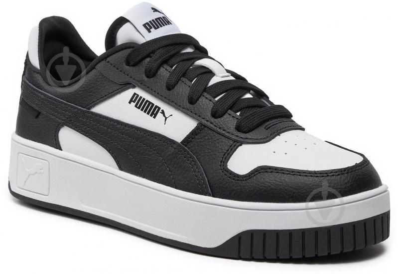 Кросівки жіночі демісезонні Puma CARINA STREET 38939016 р.37 білі із чорним - фото 3