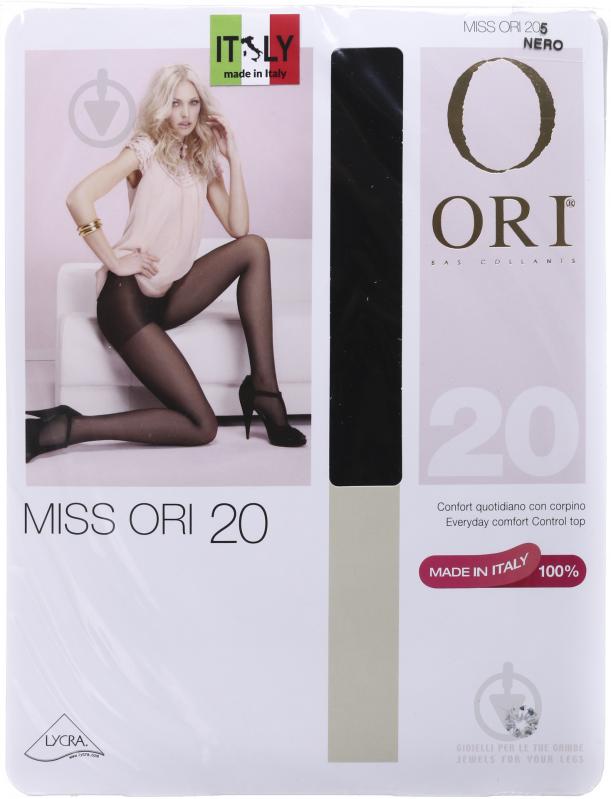 Колготки ORI Miss 20 Den Nero 5 черный - фото 1