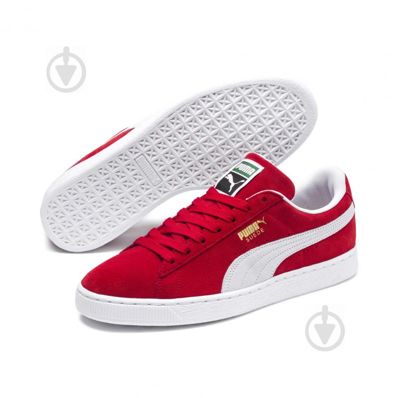 Кроссовки мужские демисезонные Puma Suede Classic+ 35263465 р.44 красные - фото 2