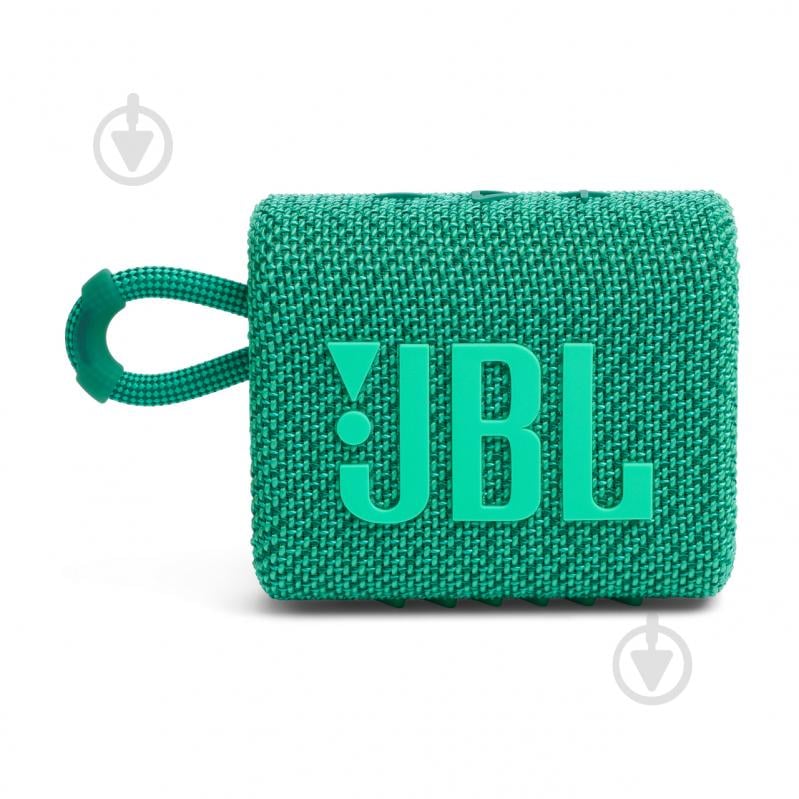 Портативна колонка JBL Go 3 Eco 1.0 green (JBLGO3ECOGRN) - фото 1