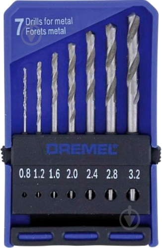 Набор сверл Dremel 0,8-3,2 мм 2615062832 - фото 2 Набор сверл Dremel 0,8-3,2 мм 2615062832 - фото 2